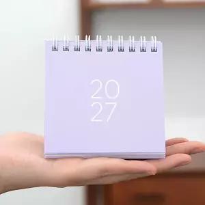 핑크풋 미니 2027 탁상 캘린더 달력 14개월