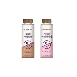 커피빈 바닐라라떼 6개+카페라떼 6개, 250ml 총 12개/무료배송