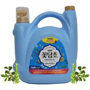 샤프란 꽃담초 섬유유연제 5.7L 초고농축 연꽃 유칼립투 고농축섬유유연제