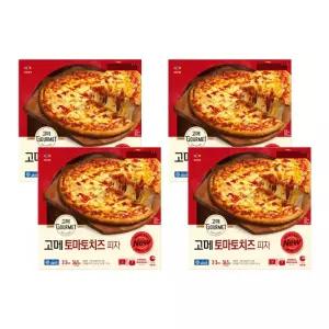 CJ 고메 토마토치즈 피자, 345g, 4개
