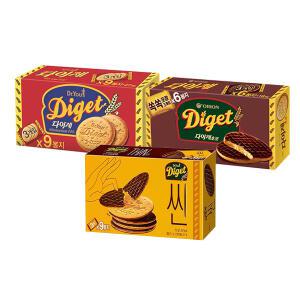 오리온 닥터유 다이제 오리지널 351g+초코 312g+씬 252g(총3개)