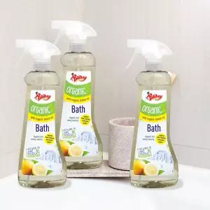 폴리보이 독일 오가닉 레몬 욕실 청소 세정제 500ml 3개 화장실 물때 욕조 세면대 배수구 변기 클리너