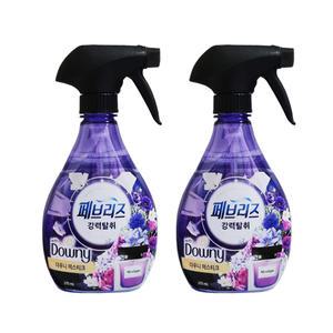 페브리즈 강력탈취 섬유탈취제 다우니 미스티크 용기형 370ml X2개