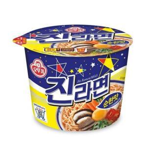 큰컵라면 오뚜기 진라면 순한맛 110g 12개