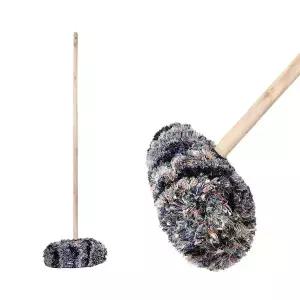 옳은유통 실차솔 목봉120cm/ 자동차 차량 세차 막대 바닥 청소 솔 브러쉬