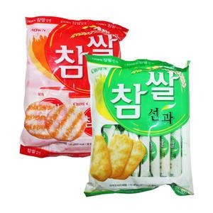 [크라운] 참쌀 설병/선과 쌀과자/스낵/간식/옛날과자
