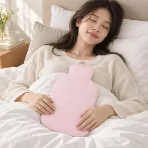 파쉬 보온물주머니 2L + 지퍼형 누빔 워싱면커버