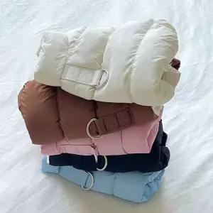 강아지패딩조끼 겨울 가을 애견옷 패딩하네스 5color