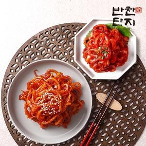 반찬단지 오징어젓1kg+진미채무침1kg 밑반찬종류 저녁메뉴 반찬가게