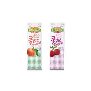 동원 소와나무 쿨피스 2종 930ml (복숭아 4개 + 자두 4개) 총 8개/냉장무배