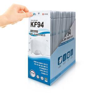 (튼튼)국산 4중 숨쉬는 KF94 귀안아픈 마스크 대형 50매3D입체 성인 KF94황사방역 MB필터 폴리우레탄 일회