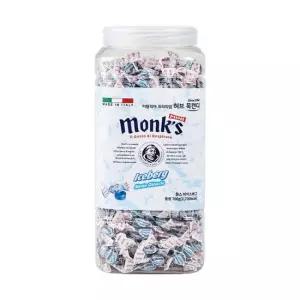 몽스 아이스버그 캔디 700g 허브 목캔디