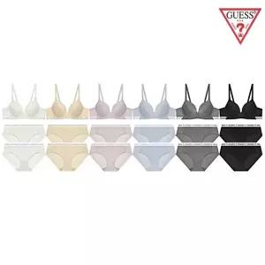 [롯데백화점]게스 [선물포장]노와이어 브라1 + 팬티2 세트 6종 택1 GEWBRBP162