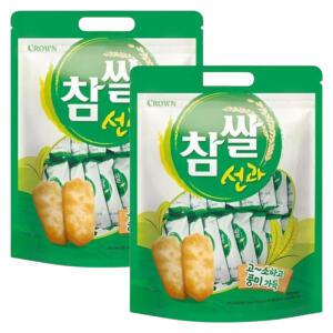 크라운제과 참쌀선과 253g x 2개