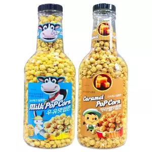 우유맛+카라멜맛 팝콘 900g+900g 대용량/대형 저금통