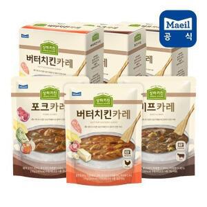 [매일][S] 상하키친카레 비프/포크/버터치킨 170g*3개입 3박스(총9팩)