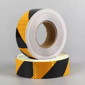 사선테이프 안전 반사 5cm 30m 바닥표시/테이프/고휘도/표시/반사지/라인/황흑색/안전구획/야간/작업장