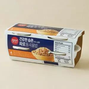 CJ 햇반 라이스플랜 파로통곡물밥 190g*4개