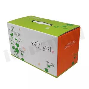 한약 공박스 50봉지용 종이 접이식 상자 자연이야기
