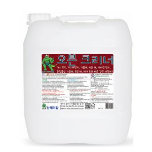 산케미칼 오븐크리너 18.75L 가스후드 가스렌지 기름때 찌든때 동식물성기름때 묵은때 강력세정제