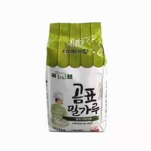 대한 곰표 중력 밀가루 1kg/파우더/가루/대용량/제면용/다목적/가정/요리/구내식당/국수/반죽/군부대/만두