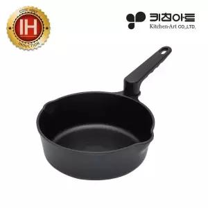(생활가전) 국산 키친아트 휴브 트리플팬 미니냄비 편수냄비 멀티팬 IH인덕션 겸용 16cm