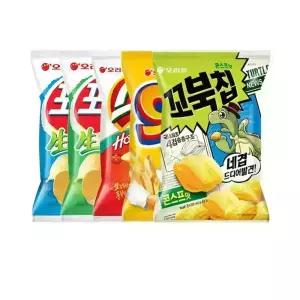 (미니사이즈) 포카칩 스윙칩 오감자 꼬북칩 20개 골라담기