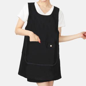 스판 앞치마 원피스 큰주머니 요양사 요양원 가을 겨울 시장 식당