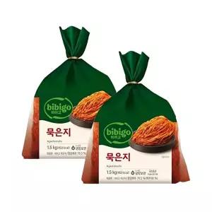 [CJ제일제당][T]비비고 묵은지1.5kg x2개