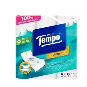 Tempo 천연펄프 휴지 대용량 5겹 고급롤화장지 11m 9롤 2개