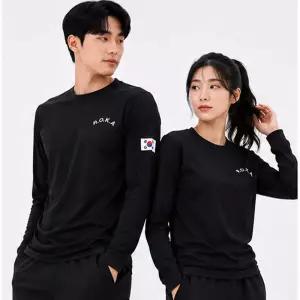 2장세트 마마로 쿨 드라이 긴팔 군인 로카티 ROKA 티셔츠