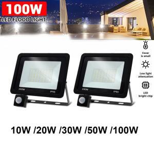 220V 야외 LED 투광등 50W 100W 포커스 서치라이트 또는 방수 10W 센서 스포트라이트 20W 조명 30W