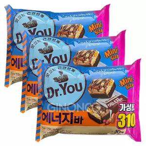 오리온 닥터유 에너지바 미니 310g 3개 초코바 간식