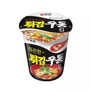농심 튀김우동 소컵 62gx6컵/캠핑용라면/즉석라면/간식라면/라면/컵라면/야식/야식라면/맛있는/간편식/즉석