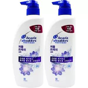 헤드앤숄더 퍼퓸 프레쉬 두피 토탈 솔루션 샴푸520ml x2개
