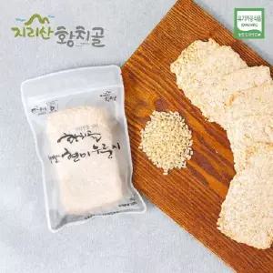 [지리산 황치골] 유기농 누룽지 얇은 수제 사각 포켓형 찹쌀현미 산채 늘보리 100%현미 오분도미