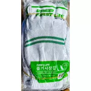 대성핸즈 면장갑 10매/얇은/속장갑/면속장갑/면장갑/흰면장갑/손목/작업/공업용/산업용/건축용/노가다/현장