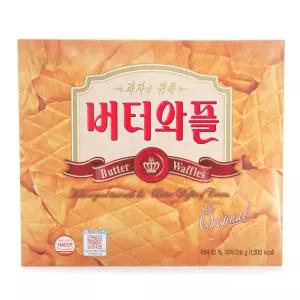 크라운 버터 와플 316g 1팩/롯데/과자/버터와플