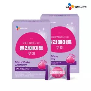 [CJ웰케어]멜라메이트 식물성 멜라토닌 함유 구미젤리 50입 2개