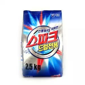애경 스파크 드럼전용 2.5kg 분말 세탁세제