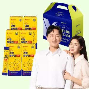 [선물박스 동봉] 네이처드림 리얼 알부민 골드 20g 15포 6박스/난백알부민/아르기닌