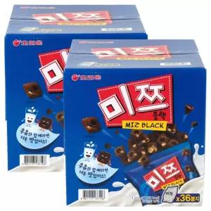 오리온 미쯔 블랙 미니 1,512g(42g 36입) 2개