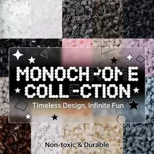 2.6mm 벌크 블랙화이트 컬러 시리즈 펄러 비즈 리필 팩 -10005000개 퓨즈블 DIY 아트 크래프트 퓨즈 비즈