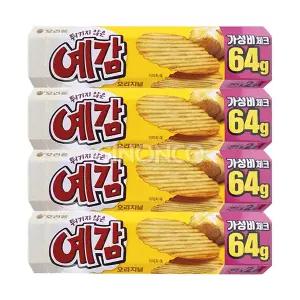 오리온 예감 오리지널 64g 4개 감자칩 군것질