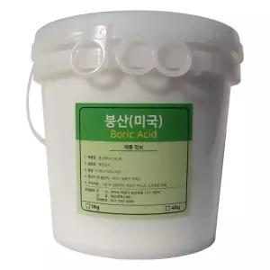 U.S.Borax 미국산 고순도 붕산 50% 4KG 양액비료 관주비료 붕소결핍개선 붕소공급