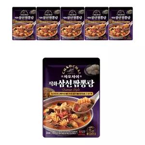 차오차이 직화삼선짬뽕탕 450g, 6개