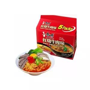 캉스푸 홍소우육향 중국식품 봉지라면 106g, 5개