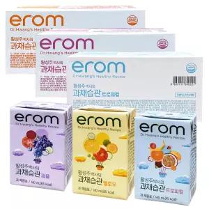 이롬 황성주박사의 과채습관 3종(옐로우 24팩 +퍼플 24팩 +트로피컬 24팩) 140ml/72팩
