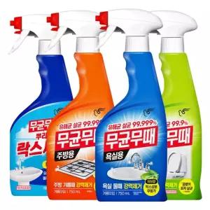 피죤 무균무때 750ml 욕실용 주방용 곰팡이용 스프레이 거품형 락스