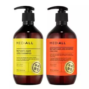 [메디올]두피 청정 샴푸 480ml X 2개 (우디향+시트러스향 ) (+샴푸6ml 5개)